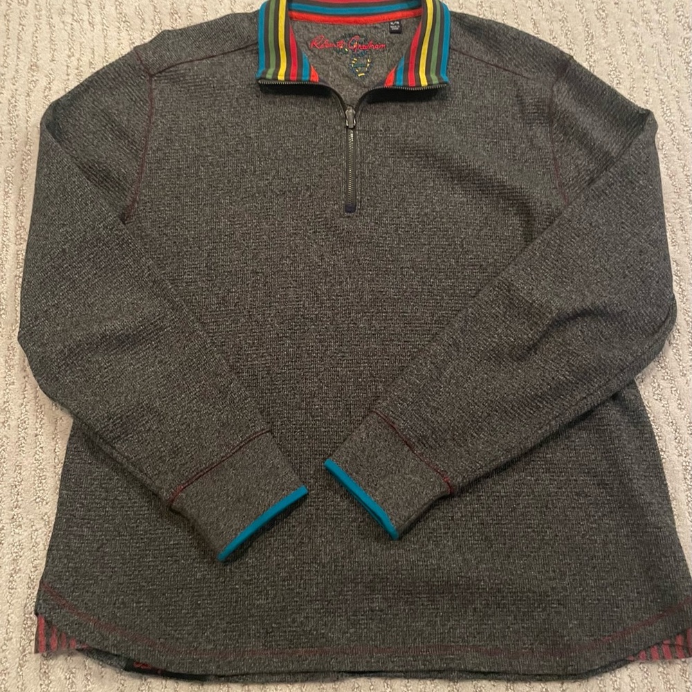 Robert Graham Quarter Zip , XL